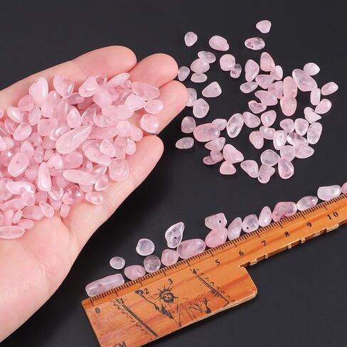 400pcs Natural Chip Stone Beads 7 Chakra Color 5-8mm Irregular Gemstones Healing Crystal Drilled DIY Loose Rocks Bead Crystal for Bracelet Necklace Jewelry Making Crafting in Kuwait