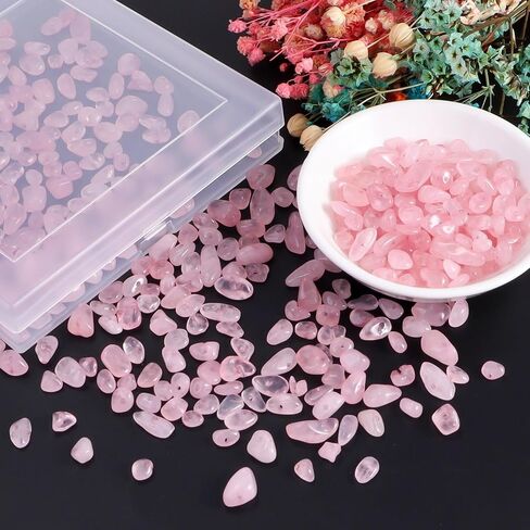 400pcs Natural Chip Stone Beads 7 Chakra Color 5-8mm Irregular Gemstones Healing Crystal Drilled DIY Loose Rocks Bead Crystal for Bracelet Necklace Jewelry Making Crafting in Kuwait