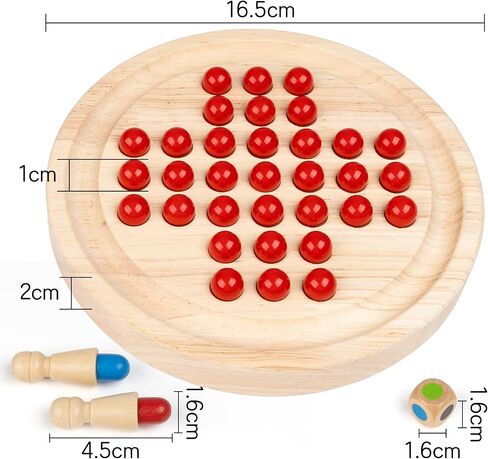 Wooden Memory Chess, Double-Sided Color, Kids Wooden Memory Match Stick Chess with Storage Bag in Saudi Arabia
