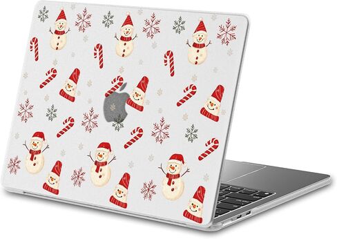 JOYLAND Plastic Hard Shell Case Compatible with MacBook Air 15 Inch Case 2024 2023 Release M3 A3114 A2941 M2,Blue Bow Pattern Protective Hard Shell Case for MacBook Air 15" in Saudi Arabia