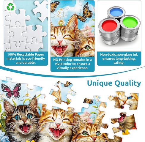 3 حزم 48 لغزًا كبيرًا لكبار السن ، أنشطة منتجات مرض الزهايمر للبالغين من كبار السن ، ألعاب الزهايمر للألعاب المعرفية سهلة الهدايا اللغز مع 3 أكياس تخزين in Kuwait