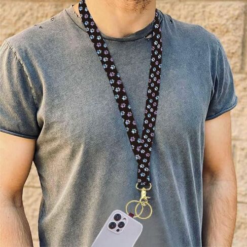 Lanyards for Keys, Durable Keychain Long Lanyard for Women Men, Cute Neck Lanyard for ID Badges Holder, Wallets, key in Kuwait