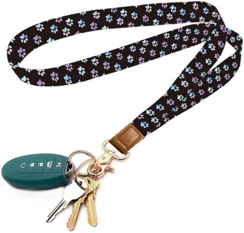 Lanyards for Keys, Durable Keychain Long Lanyard for Women Men, Cute Neck Lanyard for ID Badges Holder, Wallets, key in Kuwait