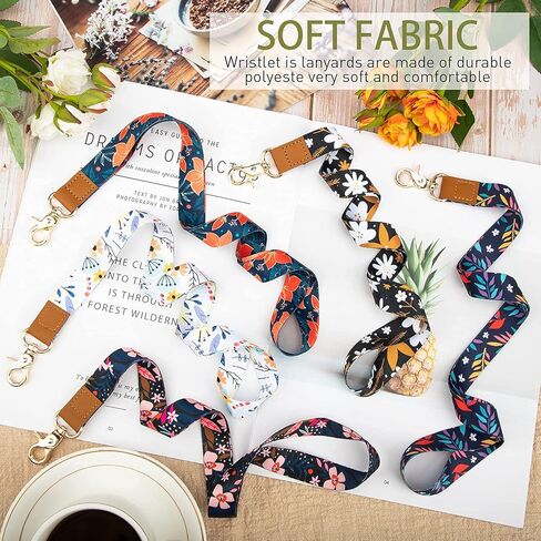 Lanyards for ID Badges Car Keys 5 Pack, Cute keychain Key Lanyard for Women Teacher in Kuwait