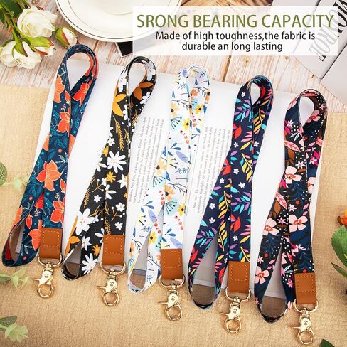 Lanyards for ID Badges Car Keys 5 Pack, Cute keychain Key Lanyard for Women Teacher in Kuwait
