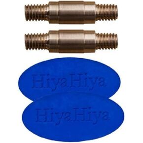 HiyaHiya Interchangeable Cable Connectors and Grips (Set of 2) for Large Needle Tip Sizes (US 9-15) HICABLECONLG