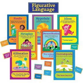 Eureka® Figurative Language Bulletin Board Set, 16 Pieces