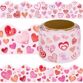 Valentines Day Heart Bulletin Board Borders Valentines Day Bulletin Board Decorations Classroom Decorations Two Sided Printed 36ft
