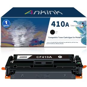 Ankink Compatible Toner Cartridge Replacement for HP 410A for Color Laserjet Pro MFP M477fnw , M477fdw Toner, M452dn Toner, Color Laserjet Pro M477 M452 Series | CF410A,1 Pack(Black)