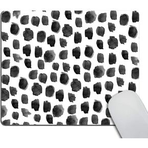 Smooffly Polka Dot Mouse Pad, Polka Dot Print, Dot Pattern, Present for Her, Cute Mouse Pad, Cute Desk Accessories, Office Decor, Desk Decor, Mouse Pads