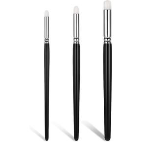 Drybrush Miniature Paint Brushes, 3 Sizes Hobby Detail Paint Brush Dry Brush Set Acrylic Blender Paint Brushes for Tabletop & Wargames, Miniatures, 40k, Citadel, Model, Watercolor Oil Painting