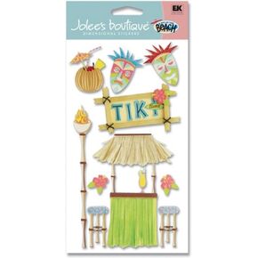 Jolee's Boutique A Day at the Beach Tiki Time Large Stickers