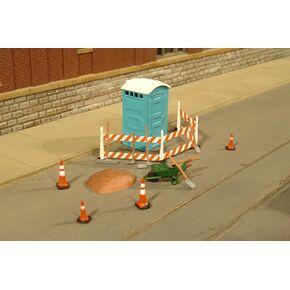 Bachmann Industries Miniature HO Scale Tigures Accouns Building Site Accessories Train Train