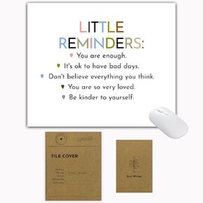 Inspirational Gifts for Women, Flower Mouse Pad Funny Birthday Gifts for Friends, Coworkers, Some Times You Forget You are Awesome