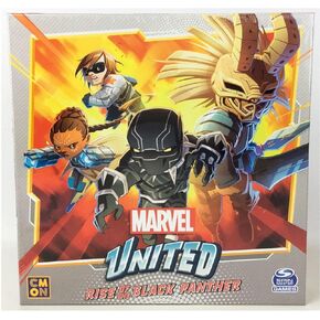 Cmon Marvel United Rise of the Black Panther التوسع | Tabletop Miniatures لعبة | لعبة الاستراتيجية | لعبة تعاونية للبالغين والأطفال | الأعمار 14+ | 1-4 لاعبين | متوسط. وقت اللعب 40 دقيقة | صنع
