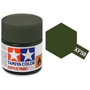 TAMIYA 81758 Acrylic Mini XF58 Olive Green 1/3 oz