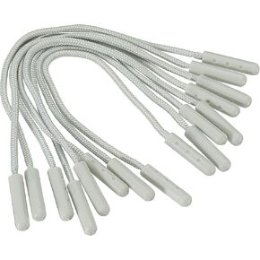 PATIKIL Zipper Pulls Extension Handle Cord, 30 Pack Finger Use Plastic Curve Puller Tab Tag Extender for Luggage Backpacks, Black