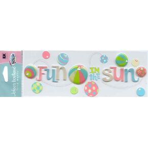 Jolee's Boutique A Day at The Beach Title Wave Stickers-Fun in The Sun