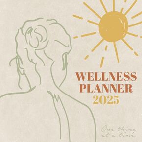 The Gifted Stationary 2025 Square Wall Calendar, Wellness Planner, 16-Month Home Organizers Theme Hanging Calendar with 180 Reminder Stickers, Month Planner for Home, or Creative Spaces, 12x12 In