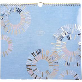 russell+hazel 2025 Spiral Burst Hanging Wall Calendar (January 2025 – December 2025), 13.25" x 12.25"