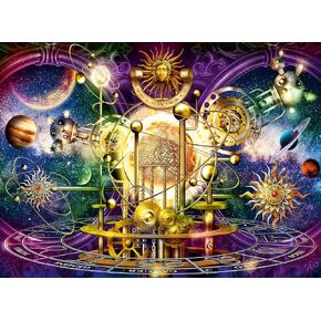 Ravensburger Golden Solar System 500 Piece Jigsaw Puzzle for Adults - 12000236 - Handcrafted Tooling, Made in Germany, Every Piece Fits Together Perfectly