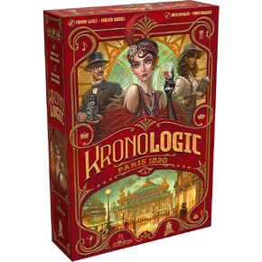 Kronologic Paris 1920 | Strategy Game for Teens and Adults | Murder Mystery Game | Ages 10+ | 1 to 4 Players | 30 Minutes