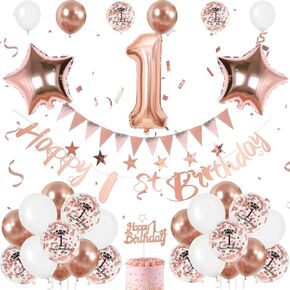 2nd Birthday Decoration for Boys Girls, Sage Green White Gold 2nd Birthday Balloons with Number 2 Balloon Happy 2nd Birthday Banner Cake Toppers Triangle Flag for 2 Year Old Birthday party Decoration