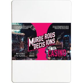 Murder at The Casino 6-14 Player Murder Mystery Dinner Party Game
