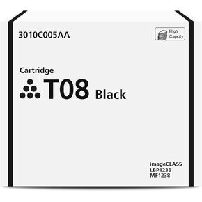 T08 Toner Cartridge Replacement for Canon 3010C005AA T08 Black Toner Cartridge for Canon ImageCLASS X LBP1238 X LBP1238 II X MF1238 X MF1238 II Printer