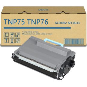 TNP75 TNP76 Black Toner Cartridge Compatible for Konica ACF0032 AFC0033 for Konica Minolta Bizhub 4000i 5000i Printe (1 Pack)