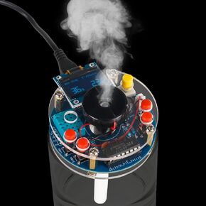 مجموعة مشروع Soldering Project Mitlyfier ، مشروع لحام OLED مع التحكم في درجة الحرارة والرطوبة ، مؤقت التلقائي ووظيفة الذاكرة | مشروع تعلم الإلكترونيات STEM لممارسة الدائرة