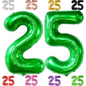 KatchOn, Gold 25 Balloon Numbers - 40 Inch | 25th Birthday Balloons, Gold 25th Birthday Decorations for Women | 25 Balloon Numbers Gold | 25 Years Balloons, 25th Birthday Decorations for Men
