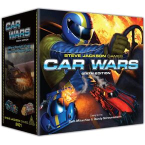 Car Wars Core مجموعة من ألعاب Steve Jackson - لعبة السباق السريعة سريعة الخطى - رائعة لليالي لعبة العائلة