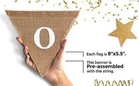 Boston Creative Company 1st Birthday high Chair Banner, ONE Burlap high Chair Birthday Banner, boy Thing, 1st Birthday Party Decor,Rustic Birthday, Woodland or Safari Jungle Theme Highchair Banner in Saudi Arabia
