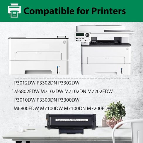 TL-410X Toner Cartridge Compatible for Pantum TL-410X TL-410 Toner Cartridge for Pantum M7102DW M6802FDW P3012DW P3302DW Series Printer, Page Yield Up to 6000 Pages in Kuwait