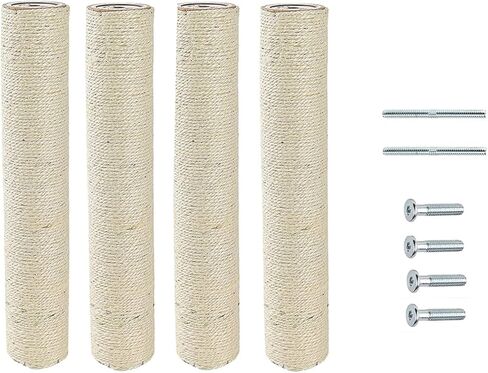 شينغوكساس 4 عبوات كات إكسسوارات استبدال قطع الغيار بعد 23.6 "ل ، 3.15" Ø القطب ، وبرج Cat Post Reled (M8 برغي) in Kuwait