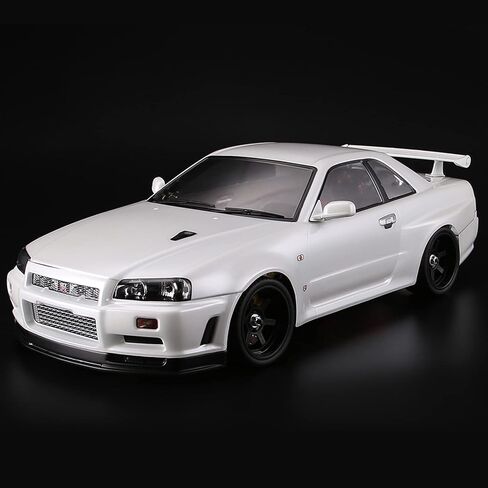 Goolsky Killerbody 48646 Skyline (R34) Finished Body Shell Frame for 1/10 Electric Touring RC Racing Car DIY (White) in Saudi Arabia