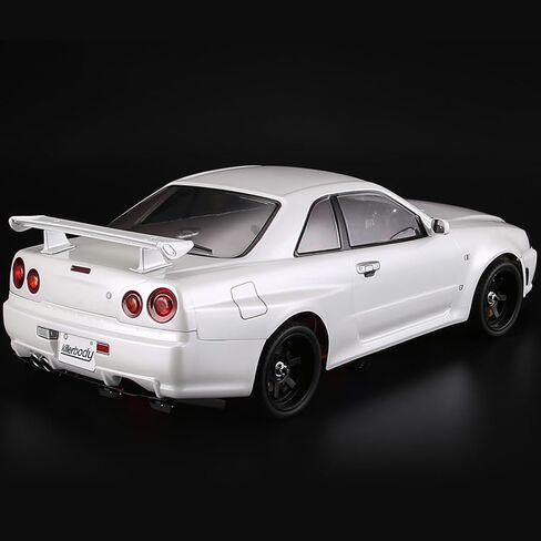 Goolsky Killerbody 48646 Skyline (R34) Finished Body Shell Frame for 1/10 Electric Touring RC Racing Car DIY (White) in Saudi Arabia
