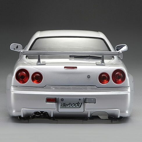 Goolsky Killerbody 48646 Skyline (R34) Finished Body Shell Frame for 1/10 Electric Touring RC Racing Car DIY (White) in Saudi Arabia