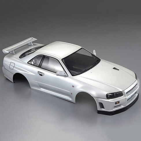 Goolsky Killerbody 48646 Skyline (R34) Finished Body Shell Frame for 1/10 Electric Touring RC Racing Car DIY (White) in Saudi Arabia