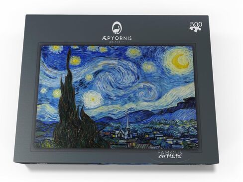 MyPuzzle The Starry Night 1889 by Vincent Van Gogh - Premium 500 Piece Jigsaw Puzzle للبالغين in Kuwait