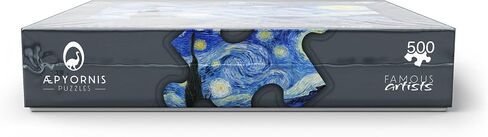 MyPuzzle The Starry Night 1889 by Vincent Van Gogh - Premium 500 Piece Jigsaw Puzzle للبالغين in Kuwait