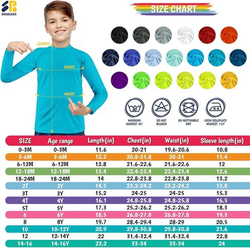 Boys Rash Guard Long Sleeve Swim Shirts UPF 50+ Sun Protection Rashguard Fishing Surf Quick Dry Cool Beach Clothes for Toddler Youth Kids Wall Gray 12-18M in Saudi Arabia