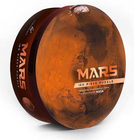 Chronicle Books Mars 100 Piece Puzzle: Featuring Photography from The Archives of NASA (Shaped Space Puzzle, Photography Puzzles, NASA Puzzle, Solar System Puzzle) in Saudi Arabia