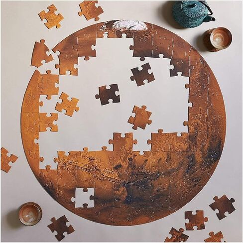 Chronicle Books Mars 100 Piece Puzzle: Featuring Photography from The Archives of NASA (Shaped Space Puzzle, Photography Puzzles, NASA Puzzle, Solar System Puzzle) in Saudi Arabia
