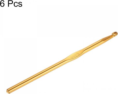 ربط 6pcs 6pcs 5mm الكروشيه ، وخطافات الكروشيه الألومنيوم إبر الحياك in Kuwait
