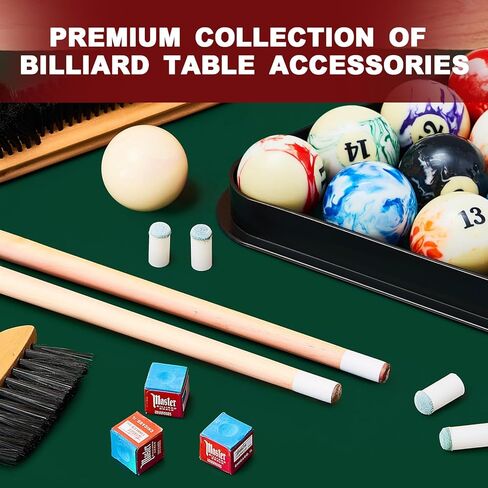 Outus 71pcs بركات الجدول ملحقات البلياردو البلياردو كرات البلياردو بركة مع كرات الكرة مثلث جديلة البلياردو البلياردو. in Saudi Arabia