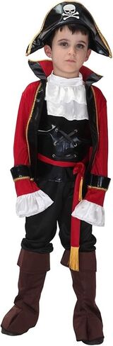 Brcus Boy Pirate Halloween Costume Cosplay Role Play Holiday Carnival Dress up in Saudi Arabia