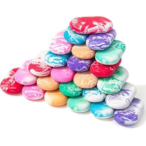 Mr. Pen- Erasers, 24 Pack, Vibrant Colors, Marble Pencil Eraser, Cute Eraser for Kids, Big Erasers for Pencils