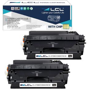LCL 120 Black Toner Cartridge 2 Pack Replacement for Canon 120 cartridges 120 CRG-120 CRG120 for Canon imageCLASS D1120 D1550 D1150 D1320 D1350 D1520 D1100 D1370 D1180 D1170 MF6680DN MF417dw Printer